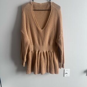 BUNDLE ONLY - 2+ ITEMS

SHEIN Tan V-Neck Sweater Top